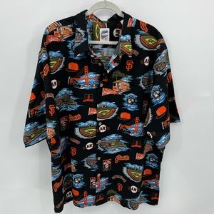 Reyn Spooner Aloha Giants button down shirt